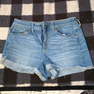 Universal Thread High Rise Midi Jean Shorts